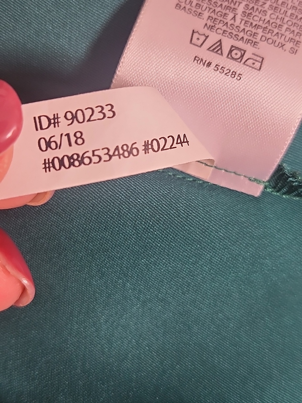 Express Jade Green Long Sleeved Sightly Puffed Sleeve Silky Blouse, S - Picture 9 of 9